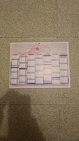 calendrier 2026