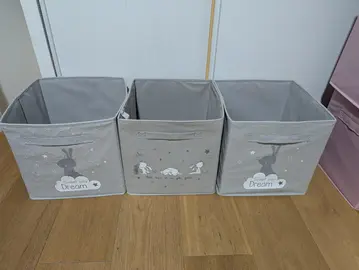 boites de rangement en tissu