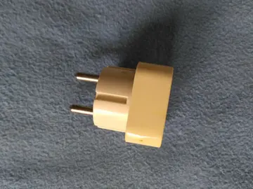 Adaptateur double prises bipolaire
