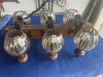 Lustre 6 boules vintage