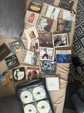 collection de CD et films gravés sur CD