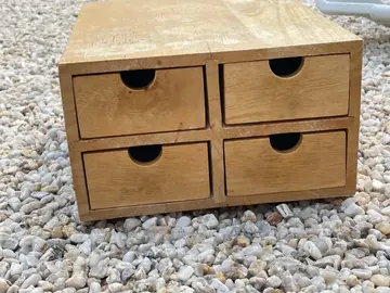 Boîte rangement des couverts avec 4 tiroirs en bois