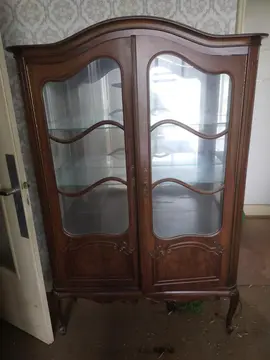 commode avec vitre
