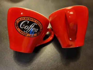 2 tasses à café