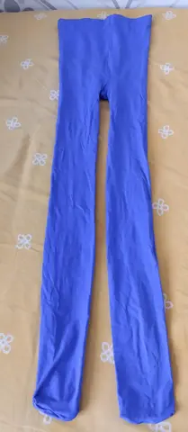 collant épais bleu