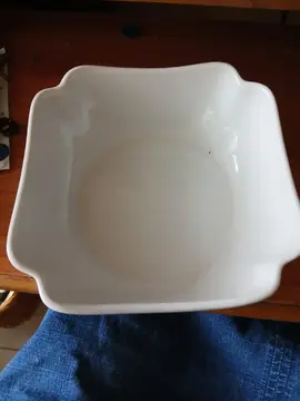 saladier en porcelaine environ 20 cm de côté