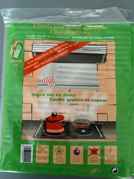 Filtre hotte