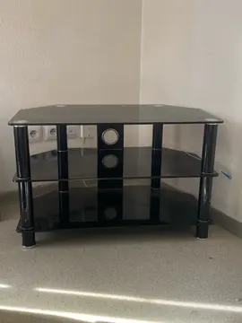meuble tv en verre