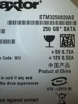 Disque dur interne 3’5 SATA