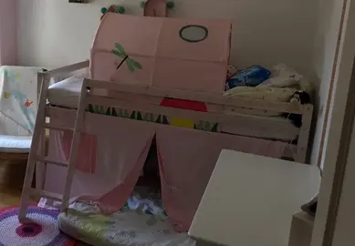 lit mezzanine bas enfant