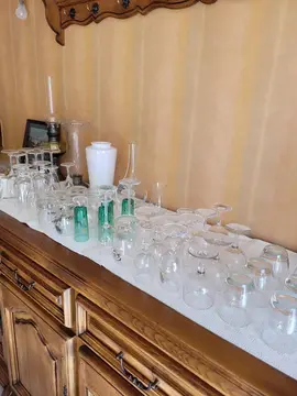 lot de verres à retirer avant dimanche midi
