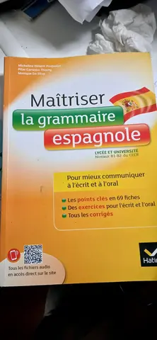 Livre de grammaire Espagnol