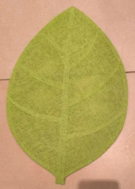 Set de table, sous-assiette, napperon vert