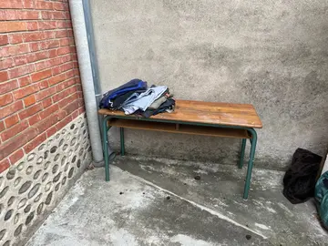 table écolier en bois