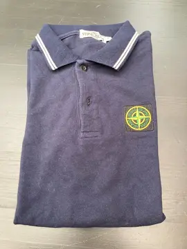 polo homme bleu marine taille L