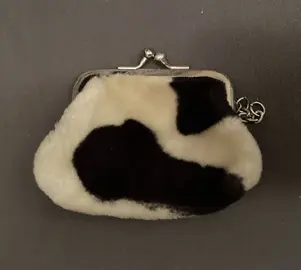 porte monnaie motif vache