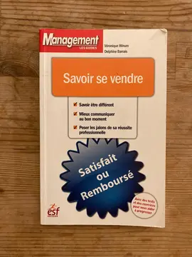 Livre "Savoir se vendre"