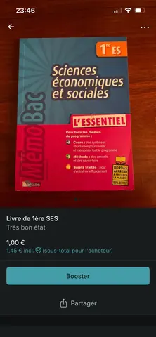 Livre de 1ere ES
