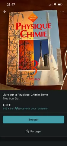 Livre Physique-Chimie 3eme