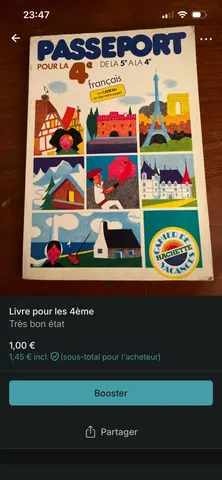 Livre pour 4eme