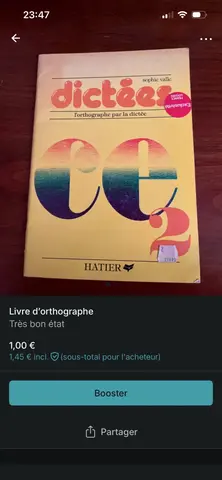 Livre d’orthographe CE2