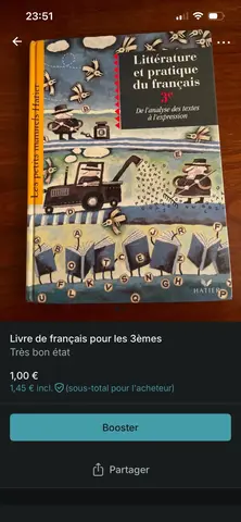 Livre de français 3eme