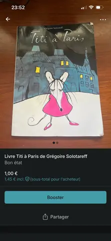 Livre : Titi à Paris
