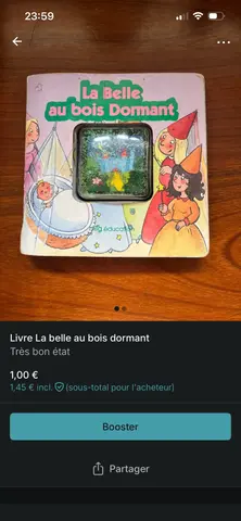 Livre : La belle au bois dormant