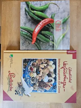 Deux livres de cuisine en allemand