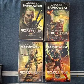 4 livres serie le witcher