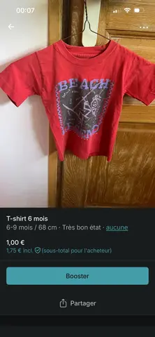 T-shirt 6 mois