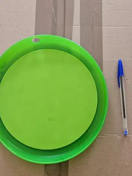 Plateau plastique vert