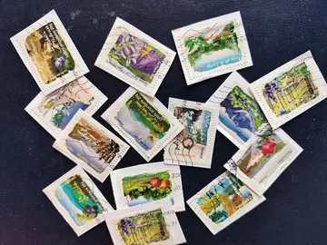 timbres France flores régions