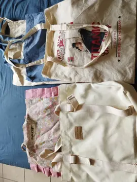 Lot de sacs en tissu