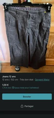 Jeans 12 ans