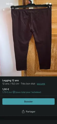 Legging 12 ans