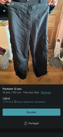 Pantalon 12 ans