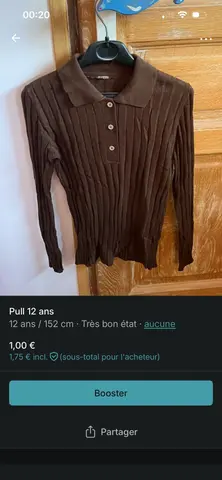 Pull 12 ans