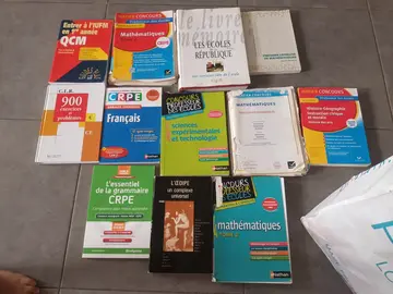 livres pour concours professeur des écoles