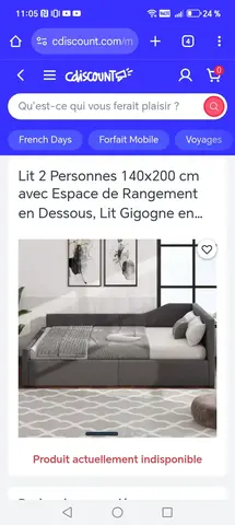 Canapé lit
