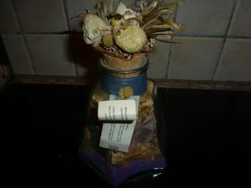 flacon en verre pot pourri