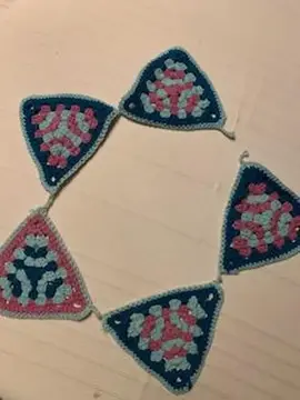 fanions en crochet