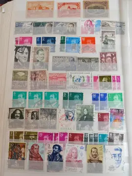 page unique timbres Espagne
