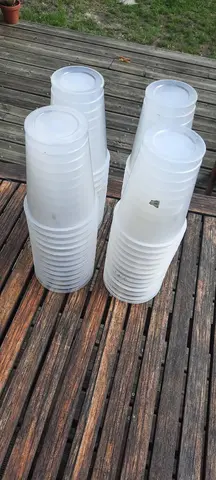 50 gobelets plastique