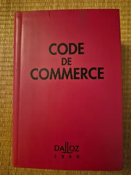 Code de Commerce - DALLOZ Edition 1999