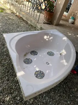 Baignoire d'angle