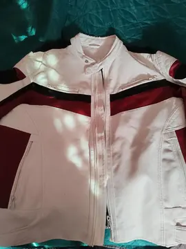 veste moto simili cuir L/XL