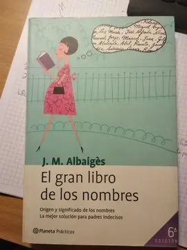 livre prénom ( en espagnol)