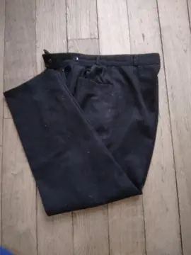pantalon noir neuf flanelle femme T38