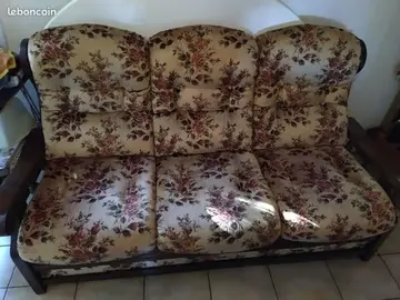 Canapé + 2 fauteuils